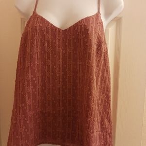 "lush" Coral pink cami